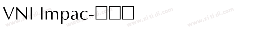 VNI Impac字体转换